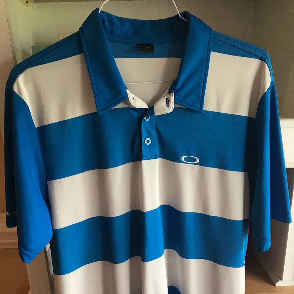 Oakley, Nike Dry-Fit, and Ralph Lauren Polo Shirts